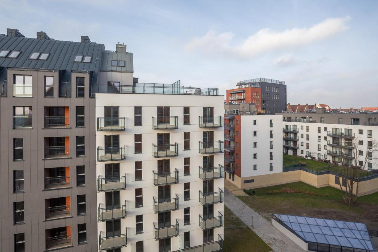3-Rooms Apartment With Balcony By The Oldtown Gdansk Bagian luar foto
